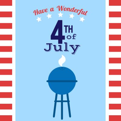 Have a wonderful Independence Day! Occasions Instagram Post Template