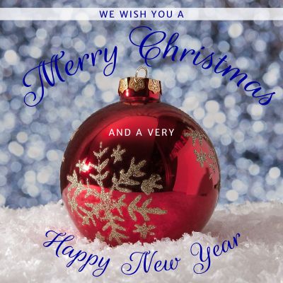 Merry Christmas and Happy New Year Occasions Instagram Post Template