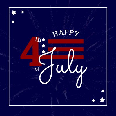 Happy Fourth! Occasions Instagram Post Template