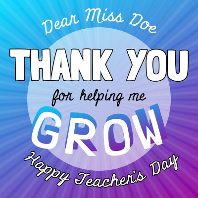 Happy Teacher's Day Occasions Instagram Post Template
