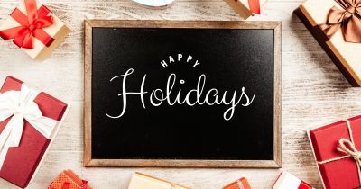 Happy Holidays Occasions Facebook Post Template