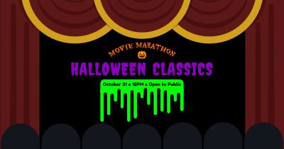 Halloween Movie Marathon Occasions Facebook Post Template